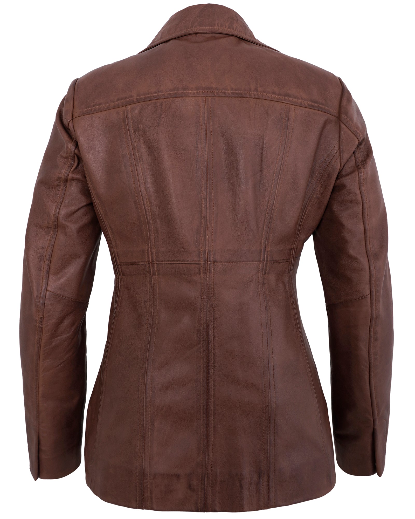 brown-leather-blazer-women