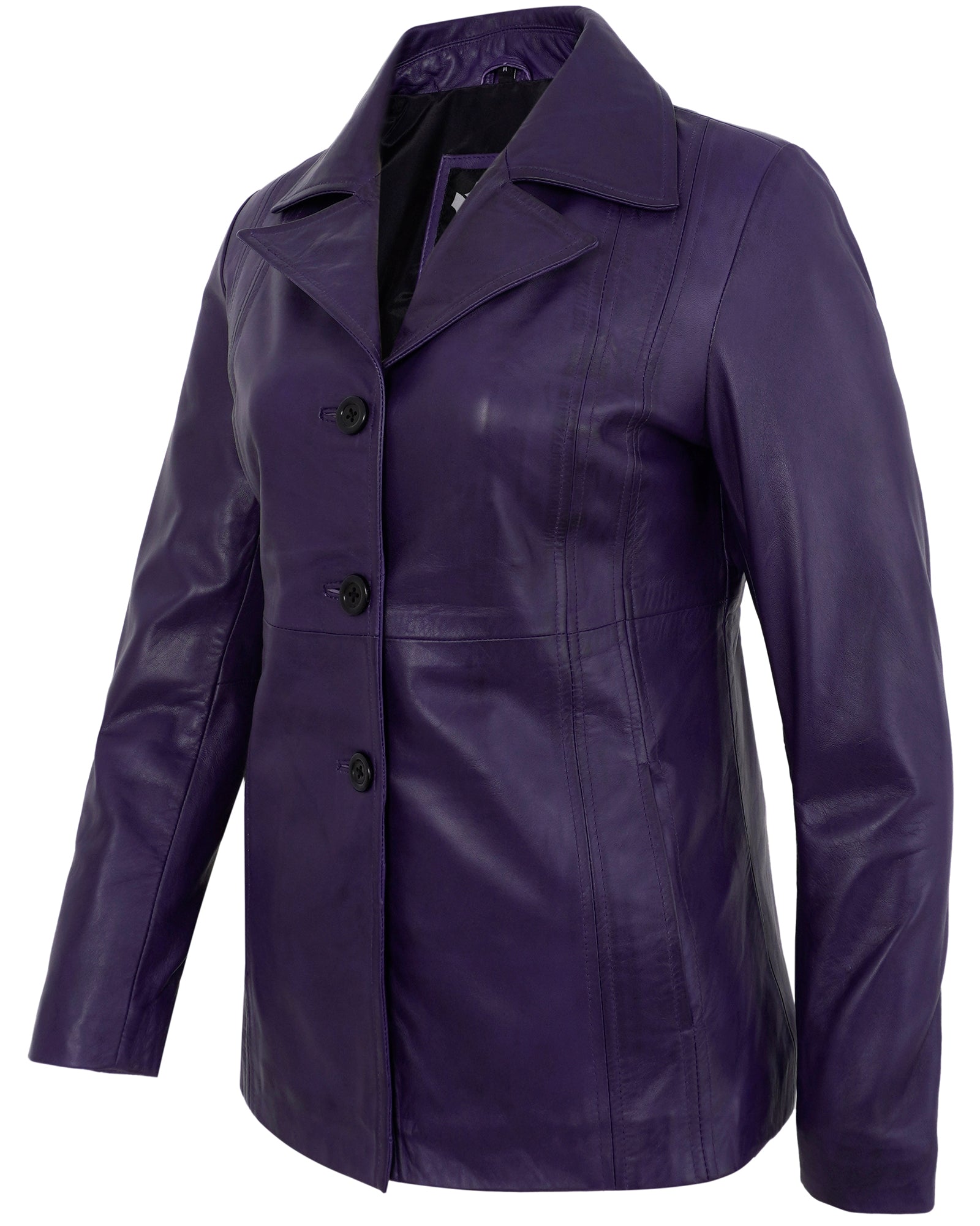purple-vintage-leather-blazer-women