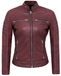 maroon-cafe-racer-jackets-for-women