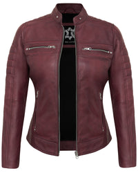 maroon-cafe-racer-jackets-for-women