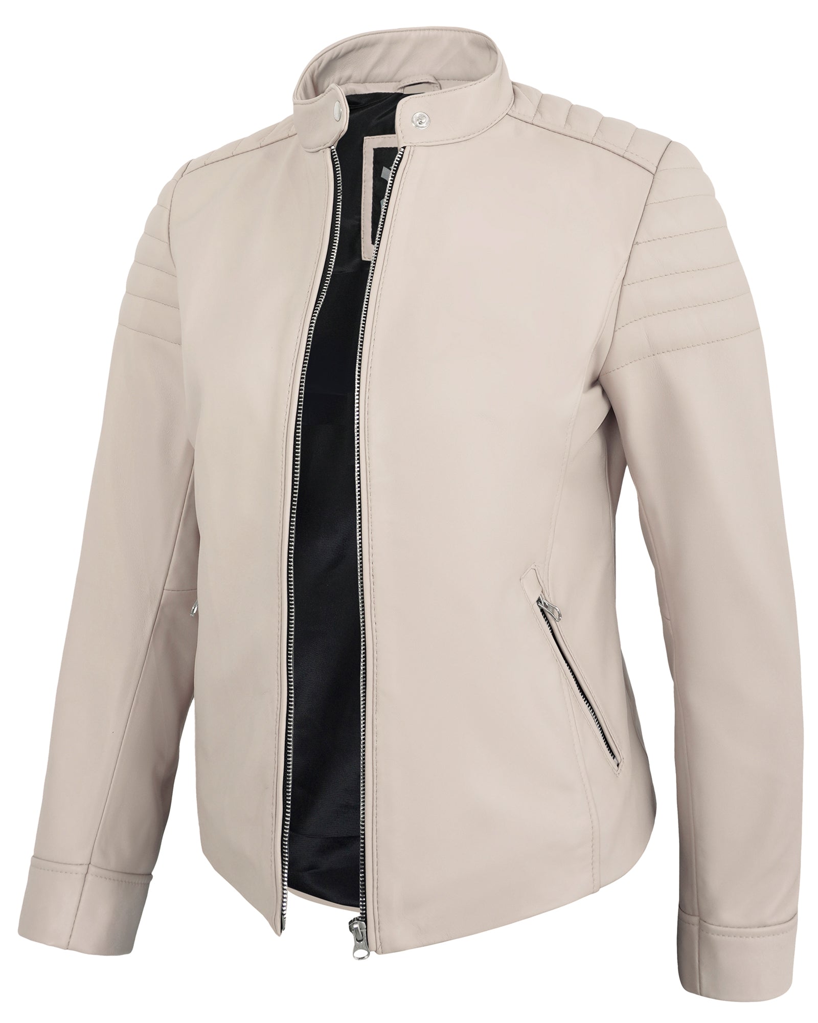 beige-womens-lambskin-leather-biker-jacket