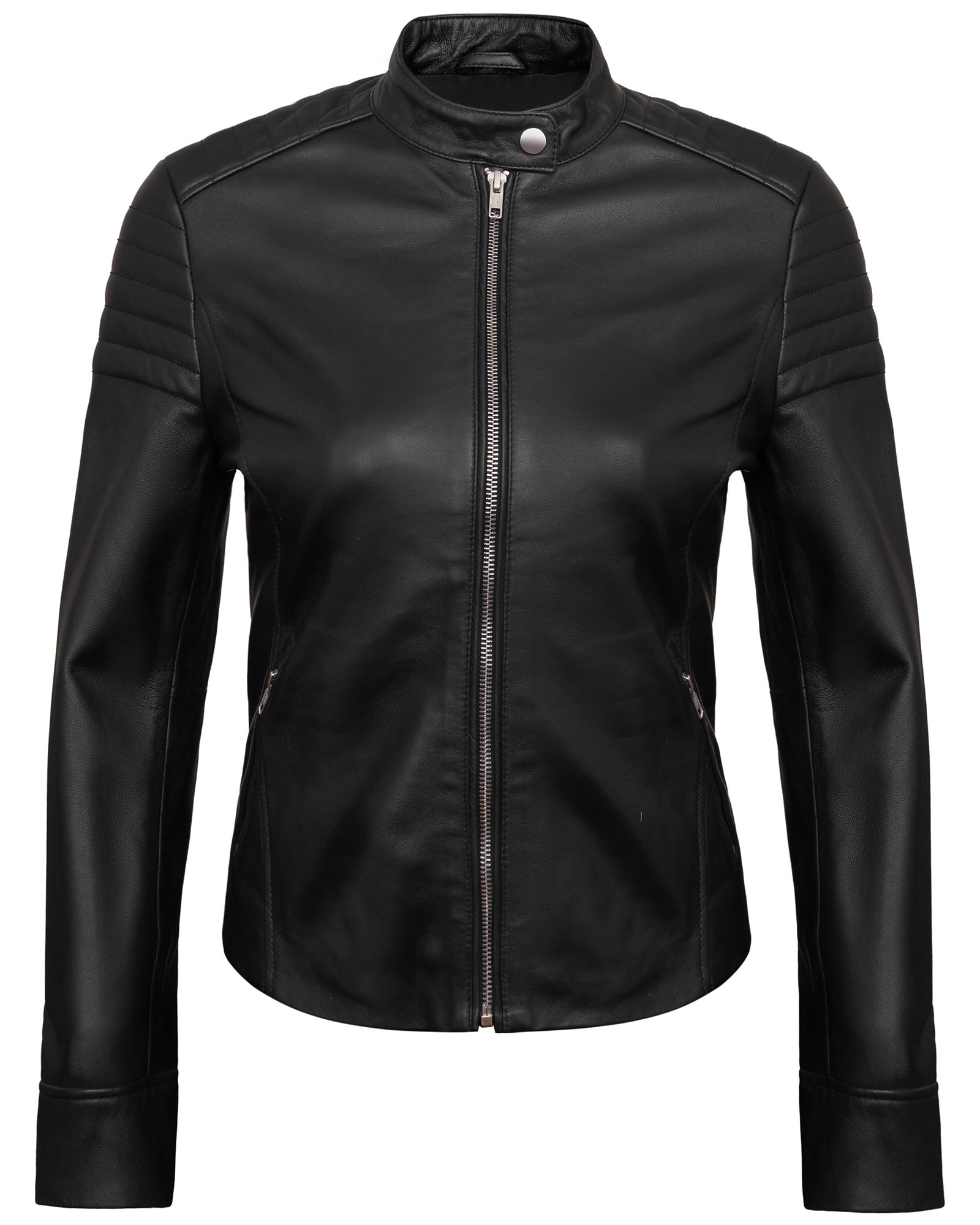 black-womens-lambskin-leather-biker-jacket
