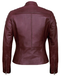 maroon-womens-lambskin-leather-biker-jacket