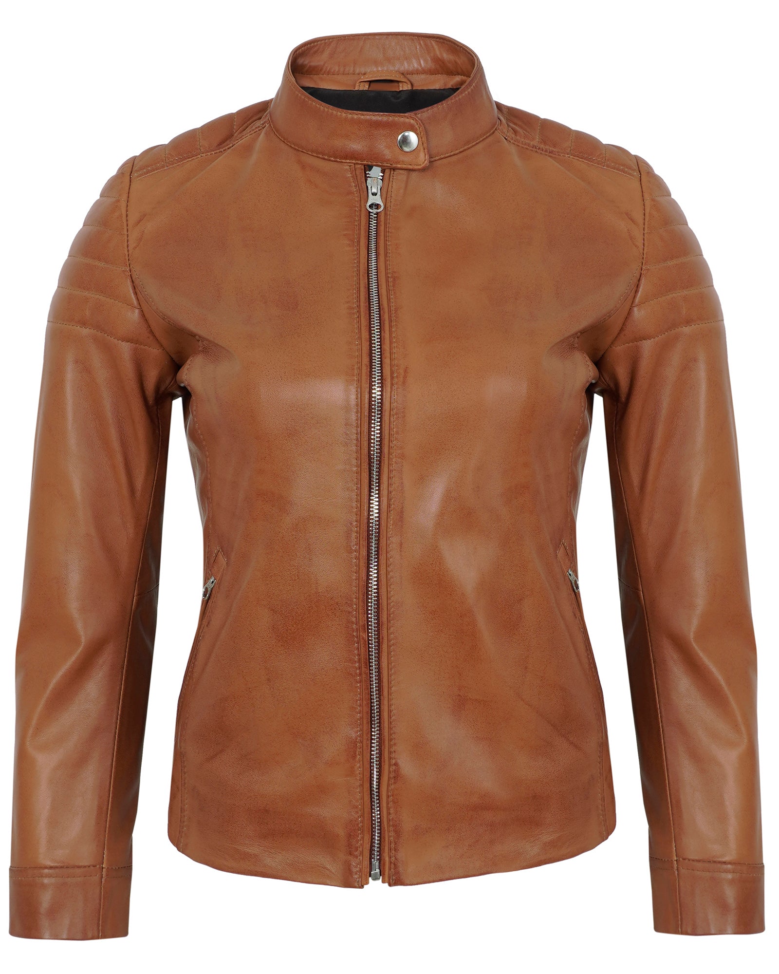 tan-womens-lambskin-leather-biker-jacket