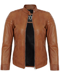 tan-womens-lambskin-leather-biker-jacket