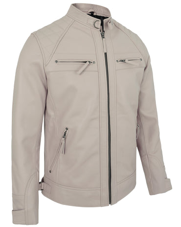 mens-beige-biker-leather-jacket