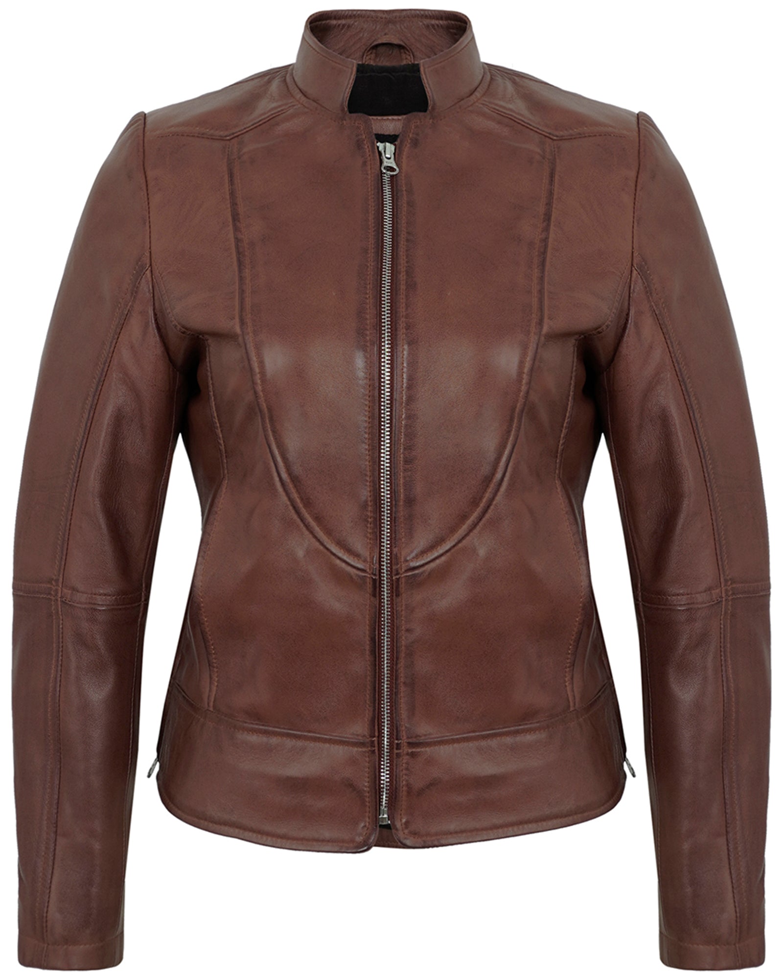 brown-womens-cafe-racer-leather-jacket