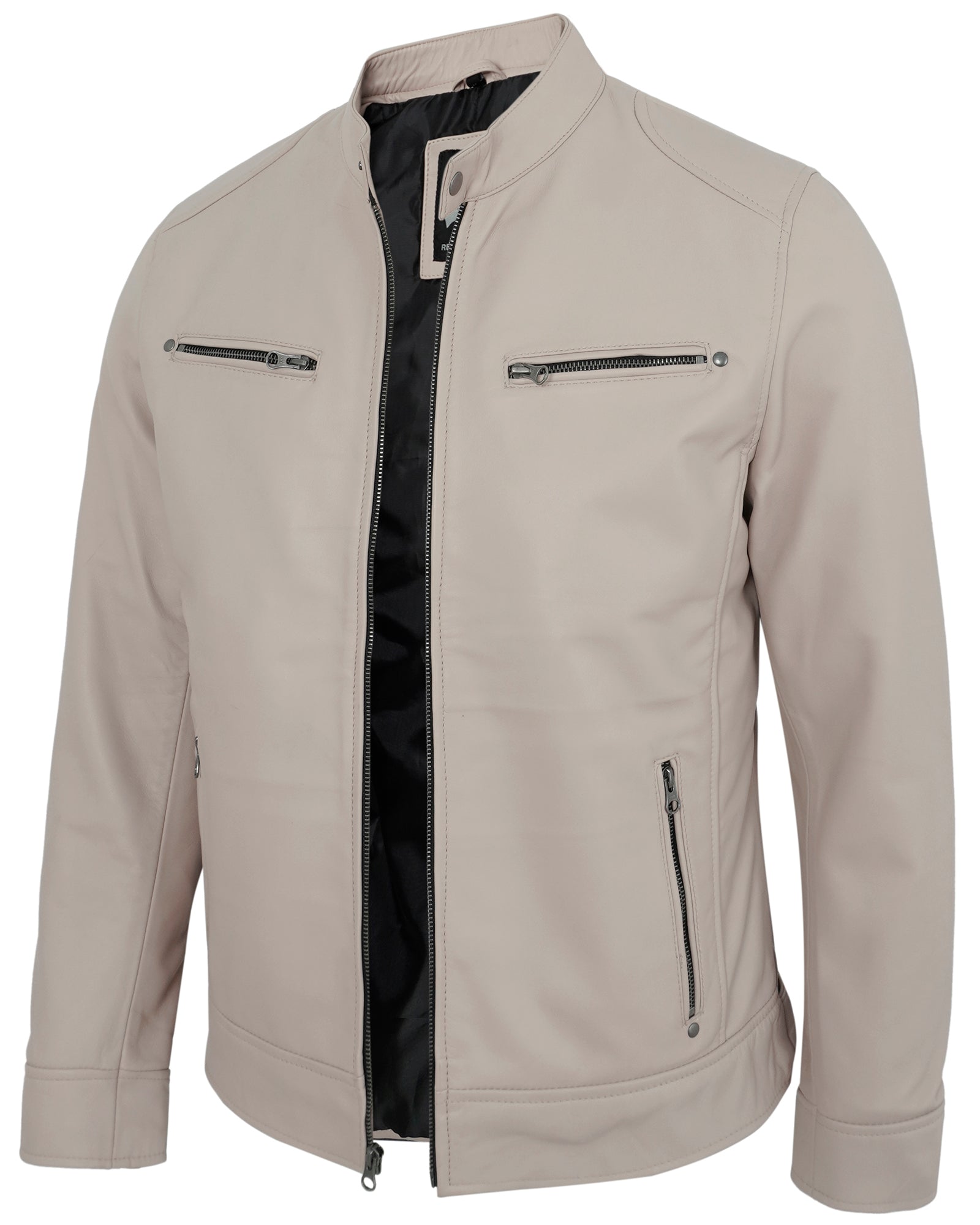 beige-mens-cafe-racer-leather-jacket
