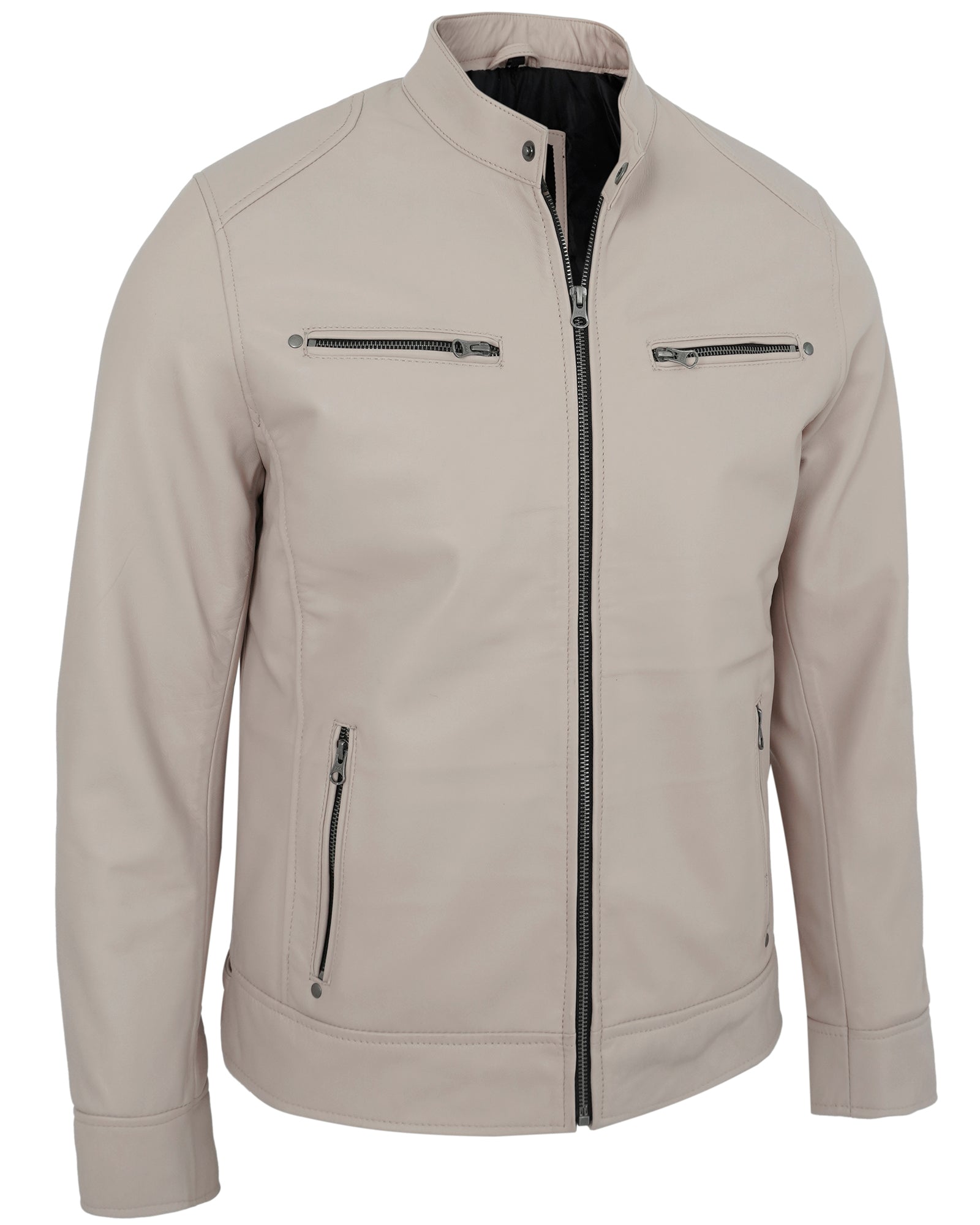 beige-mens-cafe-racer-leather-jacket