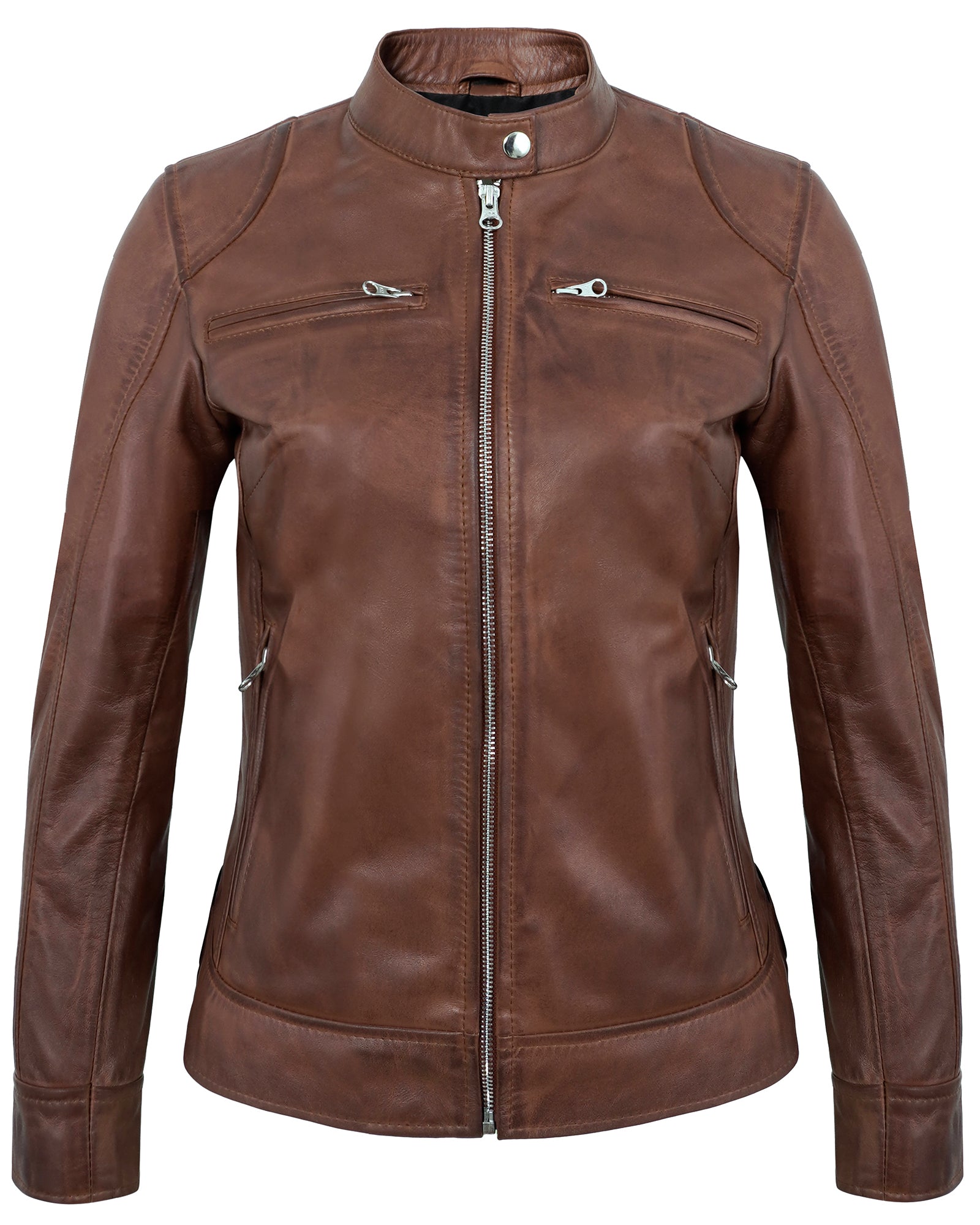 brown-motorcycle-leather-jacket-for-women