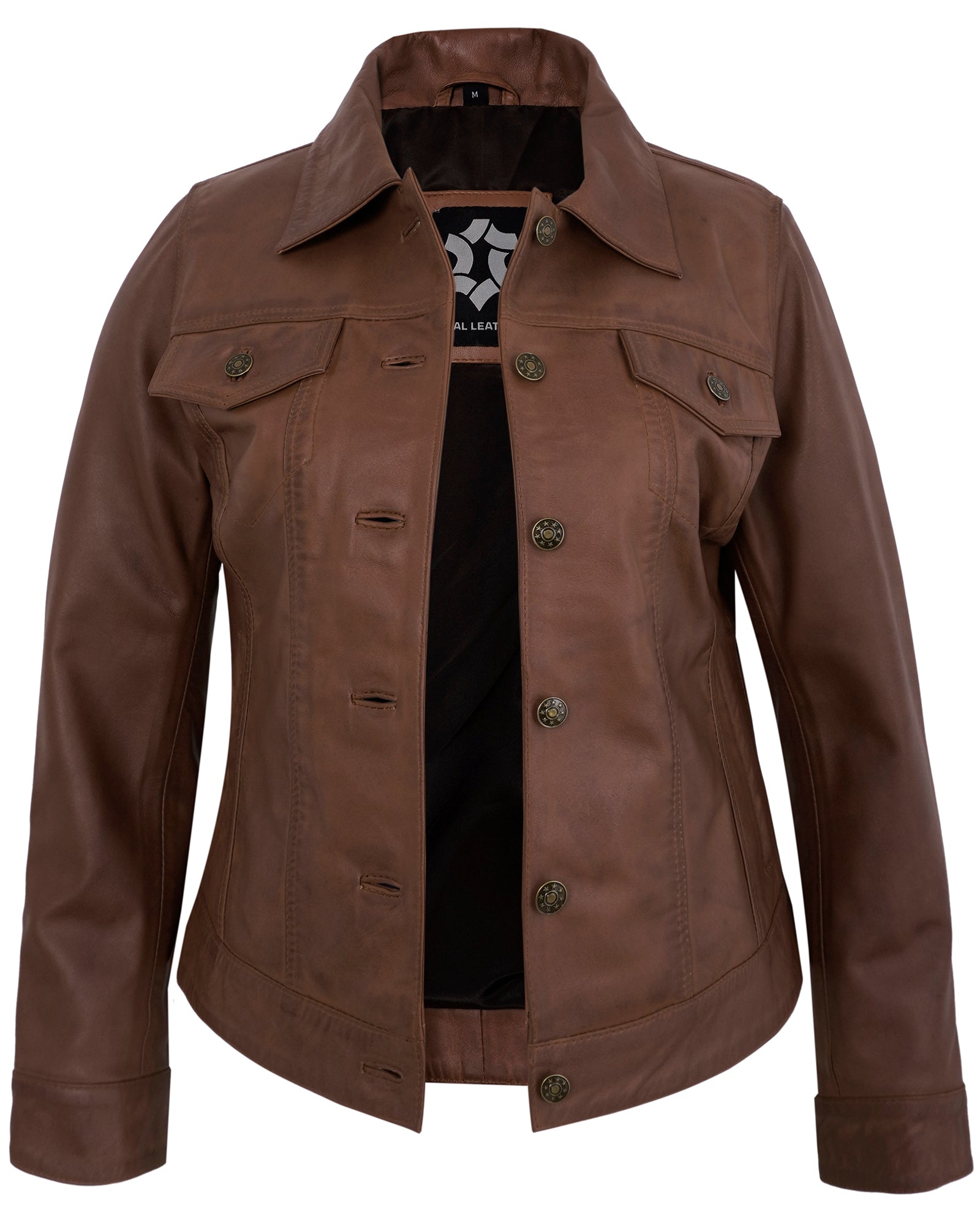 brown-leather-jacket-trucker