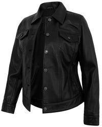 black-leather-jacket-trucker