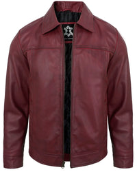 maroon-mens-motorcycle-leather-jackets