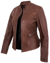 brown-womens-cafe-racer-motorcycle-jacket
