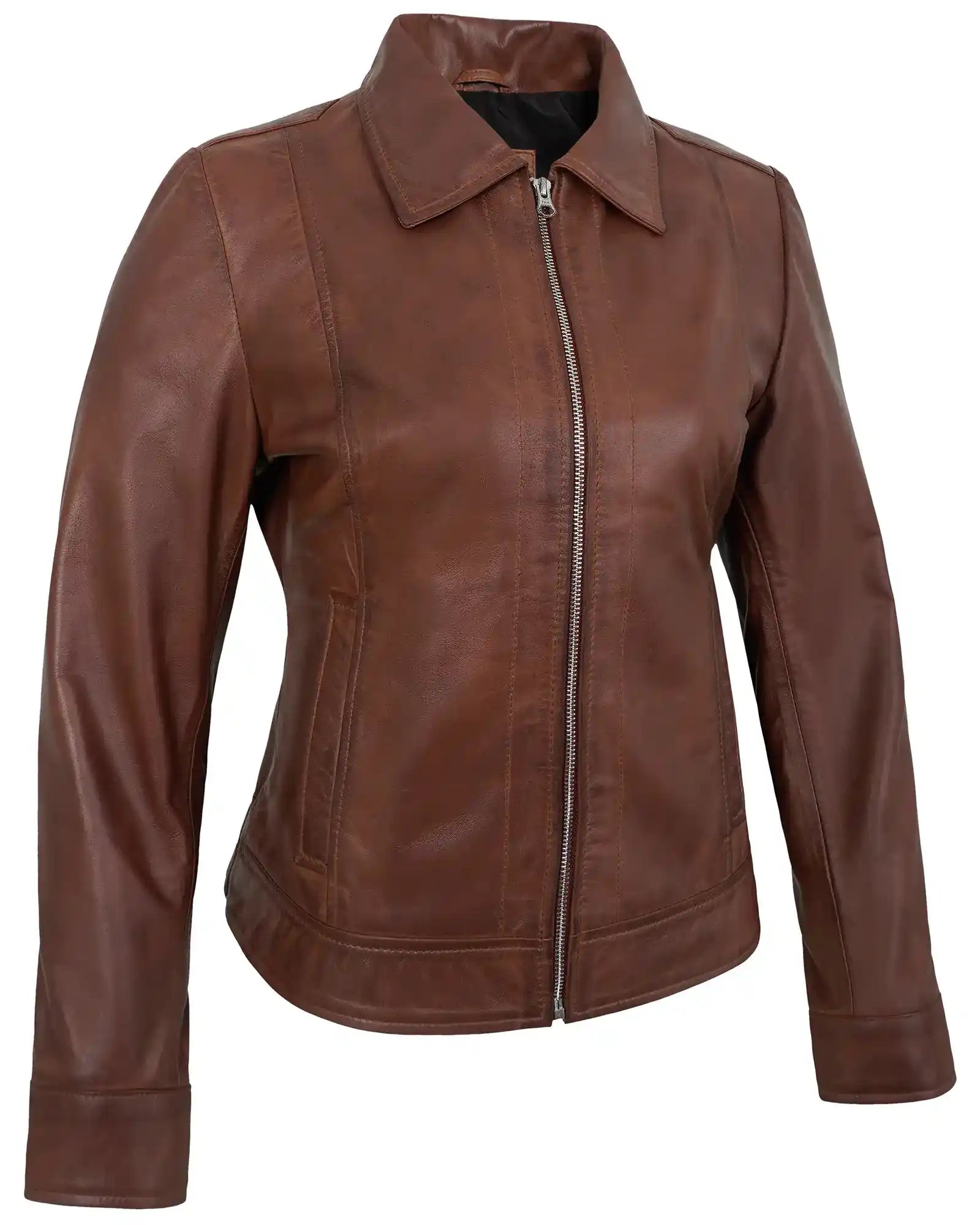 brown-cafe-racer-down-collar-jackets