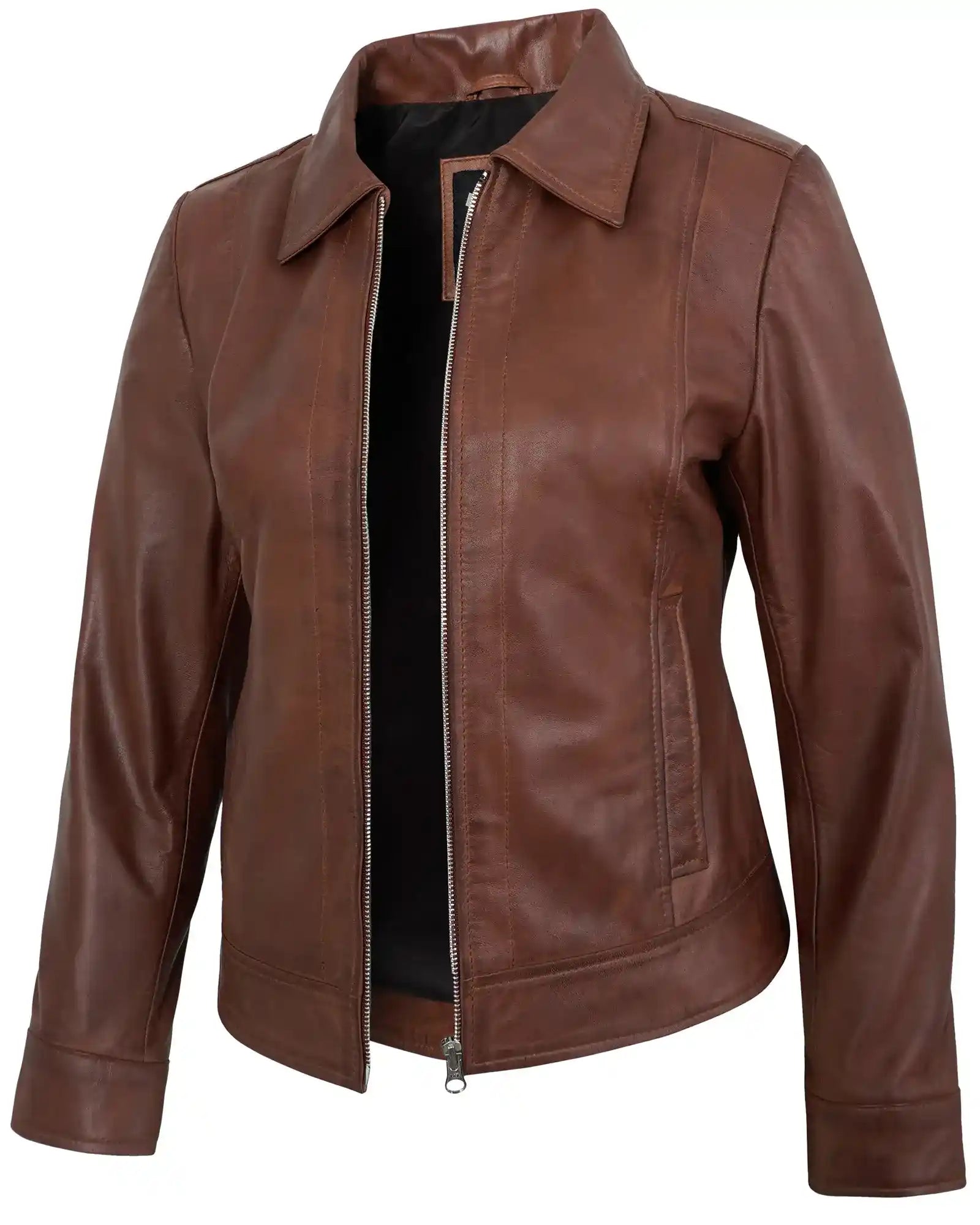 brown-cafe-racer-down-collar-jackets