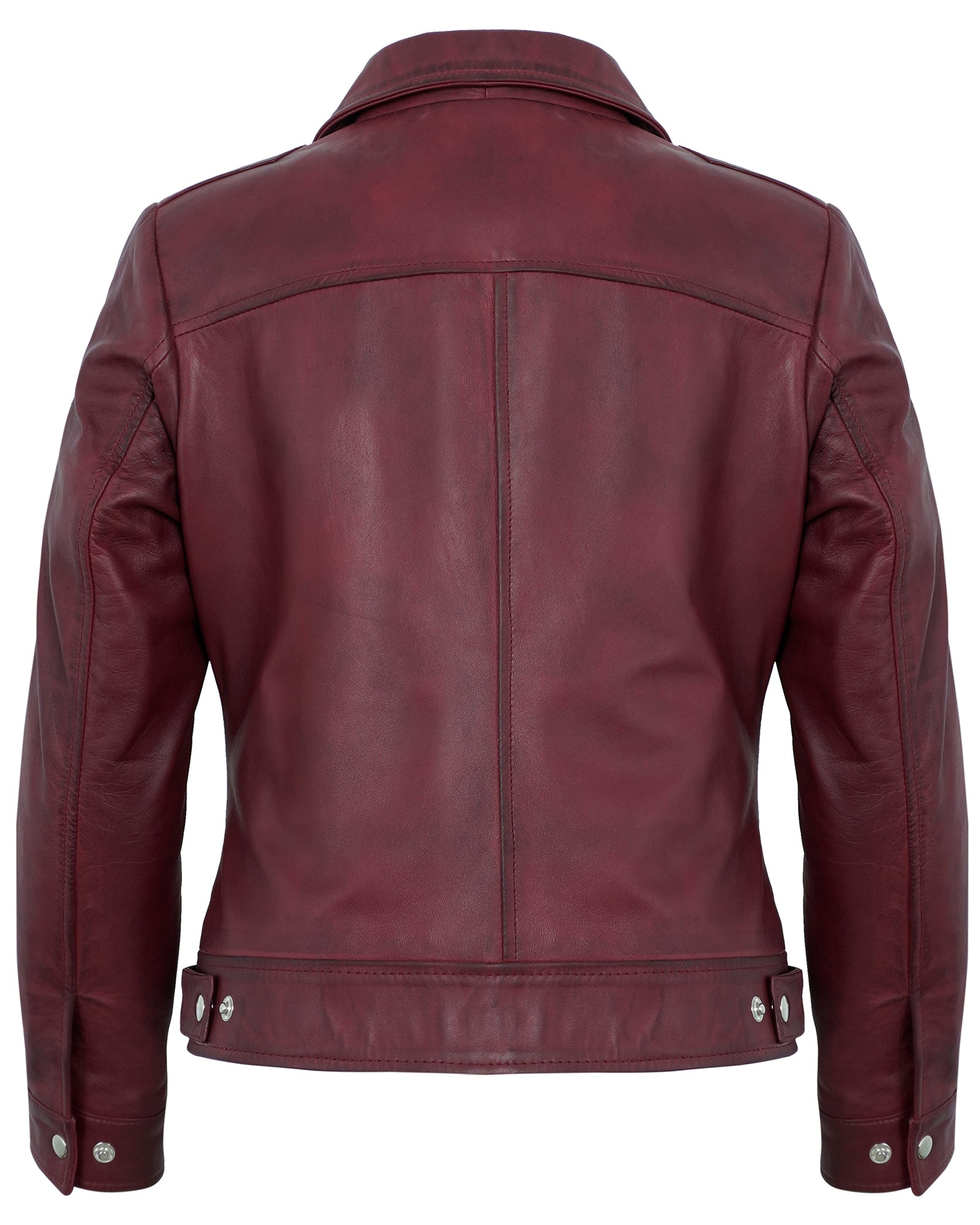 maroon-cafe-racer-down-collar-jackets