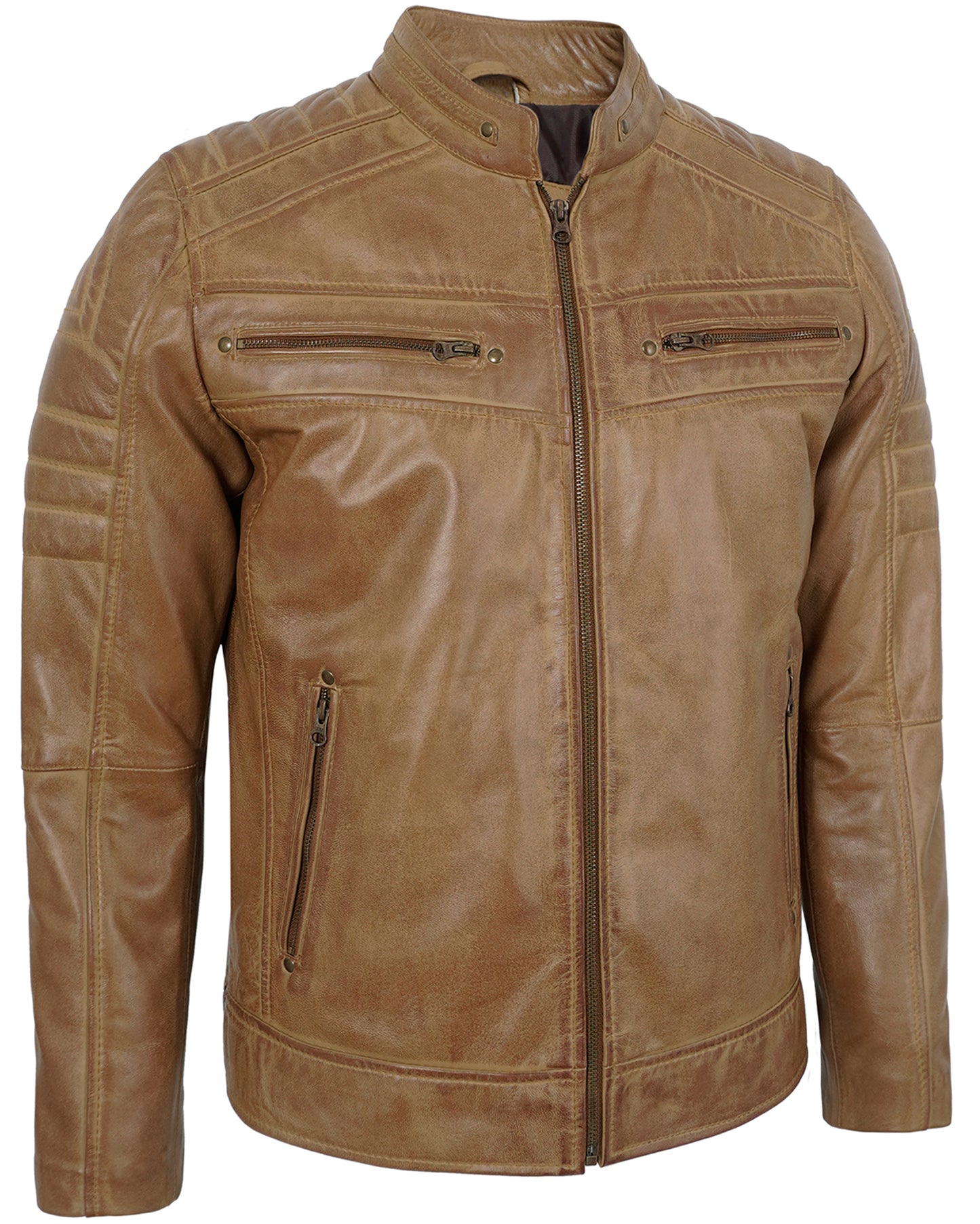 camel-mens-cafe-racer-leather-jacket