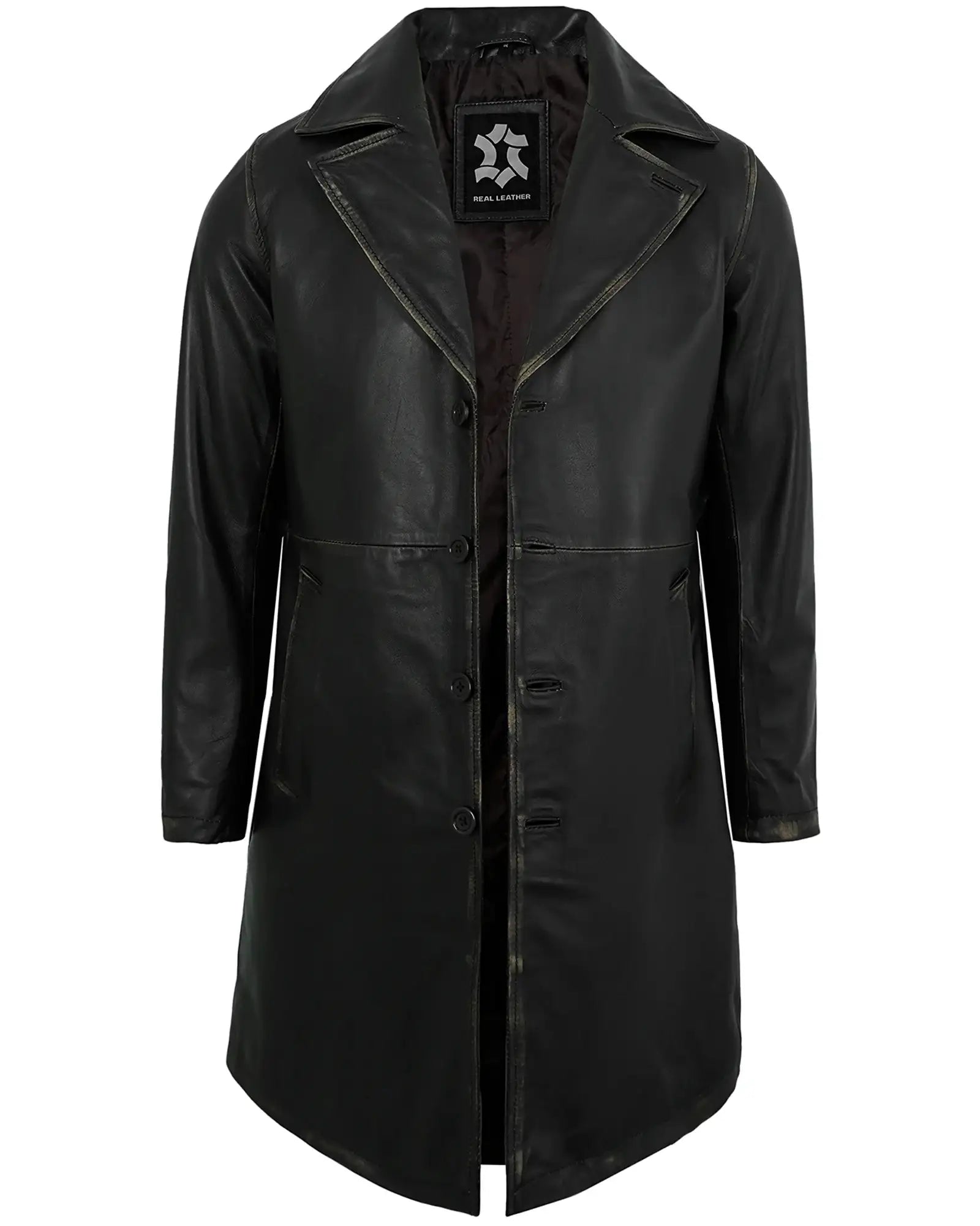 mens-black-ruboff-leather-car-coat