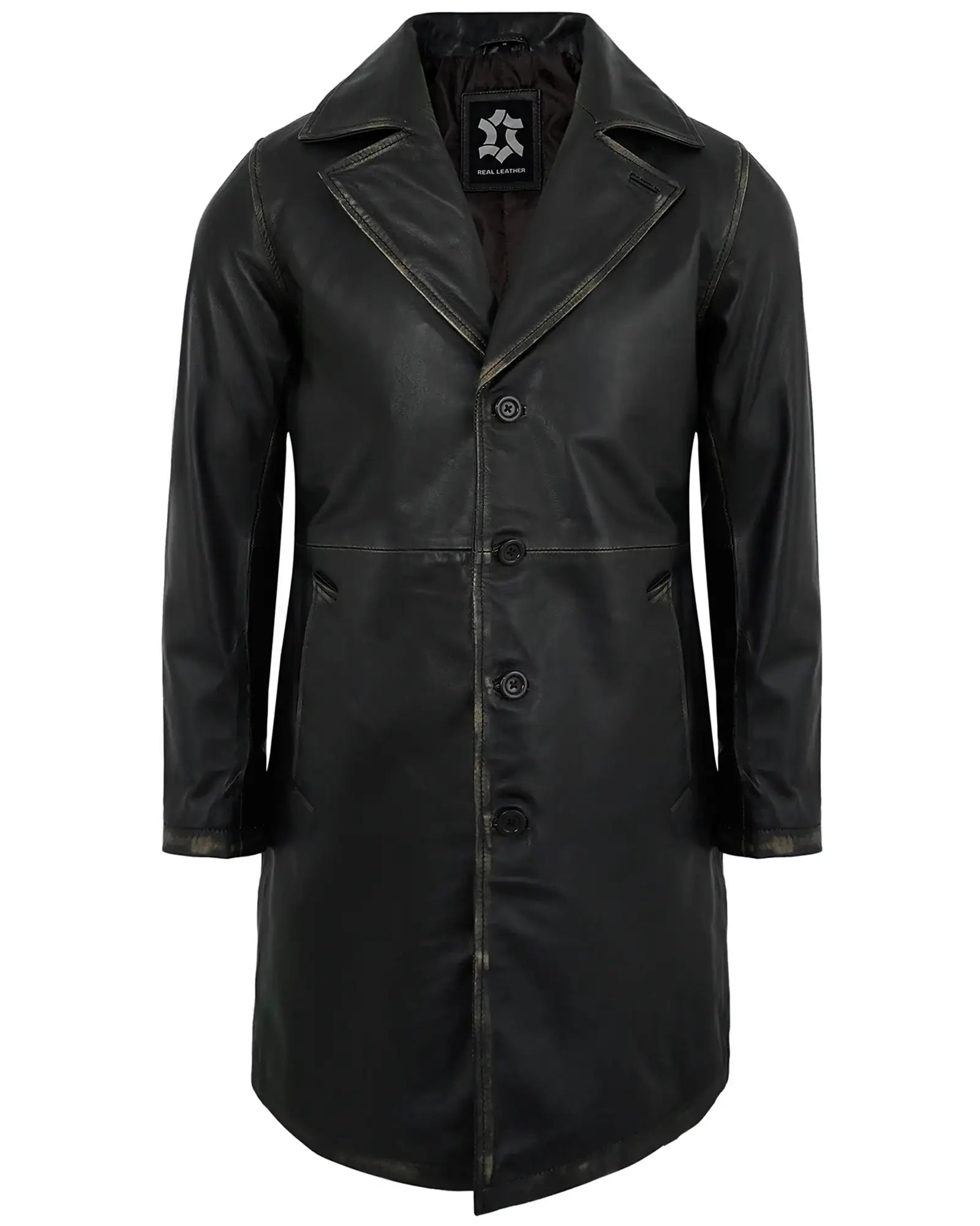 mens-black-ruboff-leather-car-coat