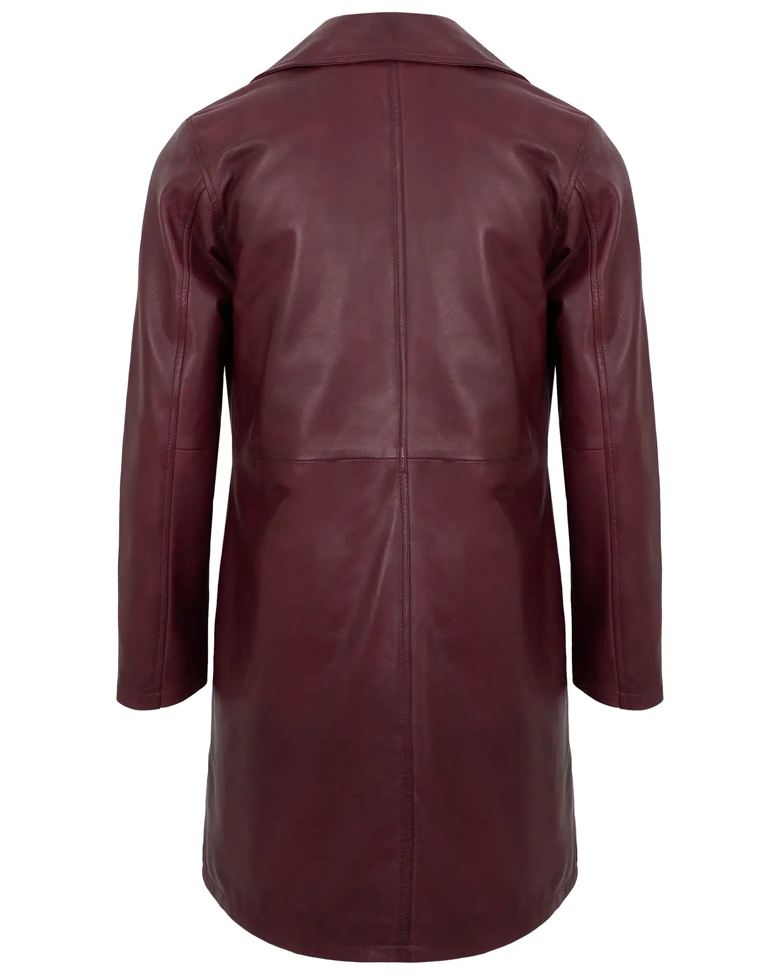 mens-maroon-leather-car-coat