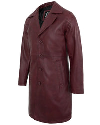 mens-maroon-leather-car-coat