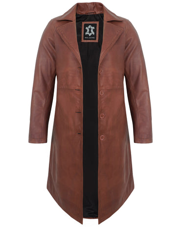 brown-leather-car-coat-womens