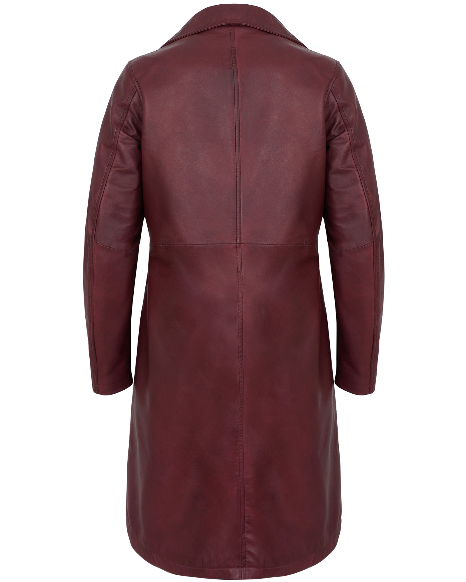 maroon-leather-car-coat-womens