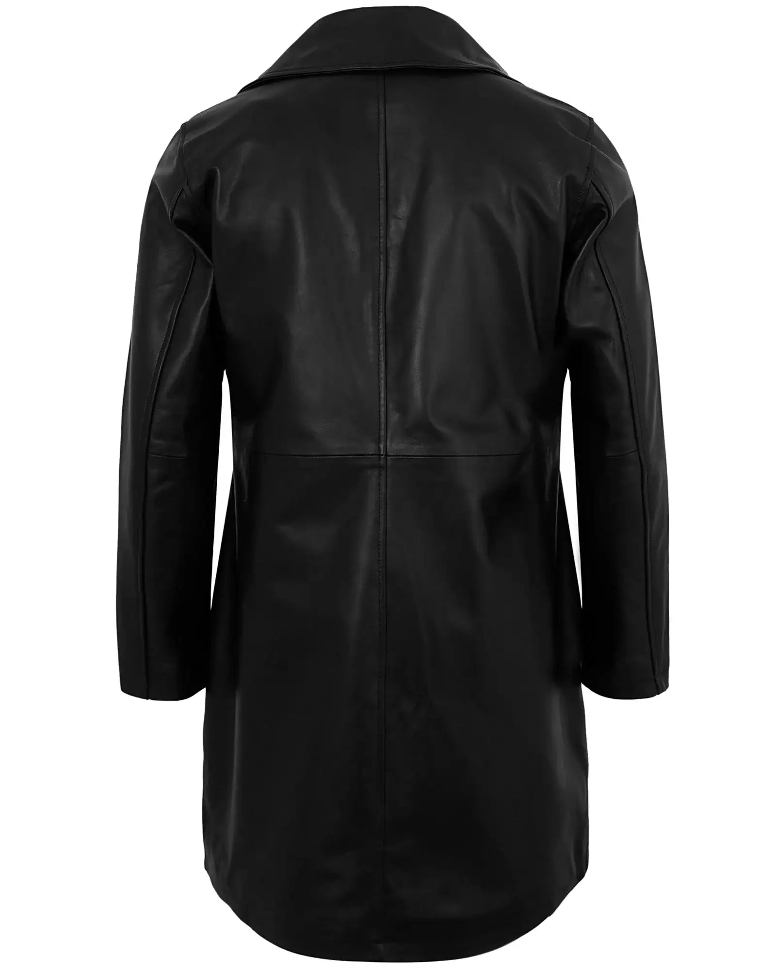 mens-black-leather-car-coat