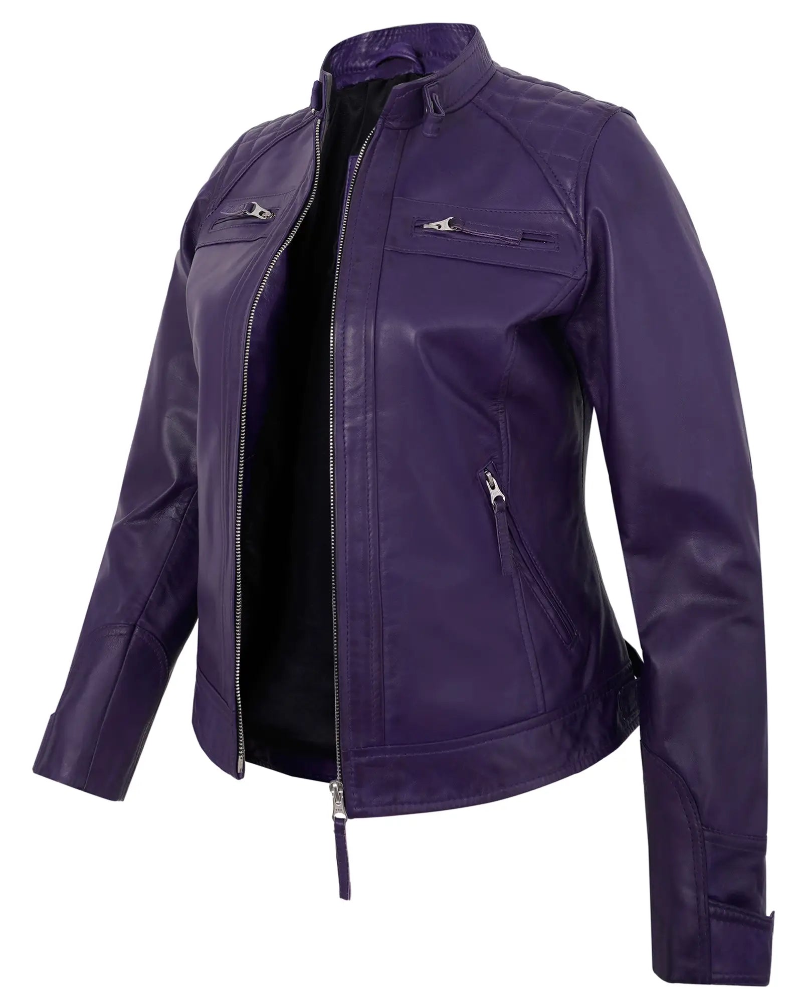 purple-leather-cafe-racer-jackets-for-women