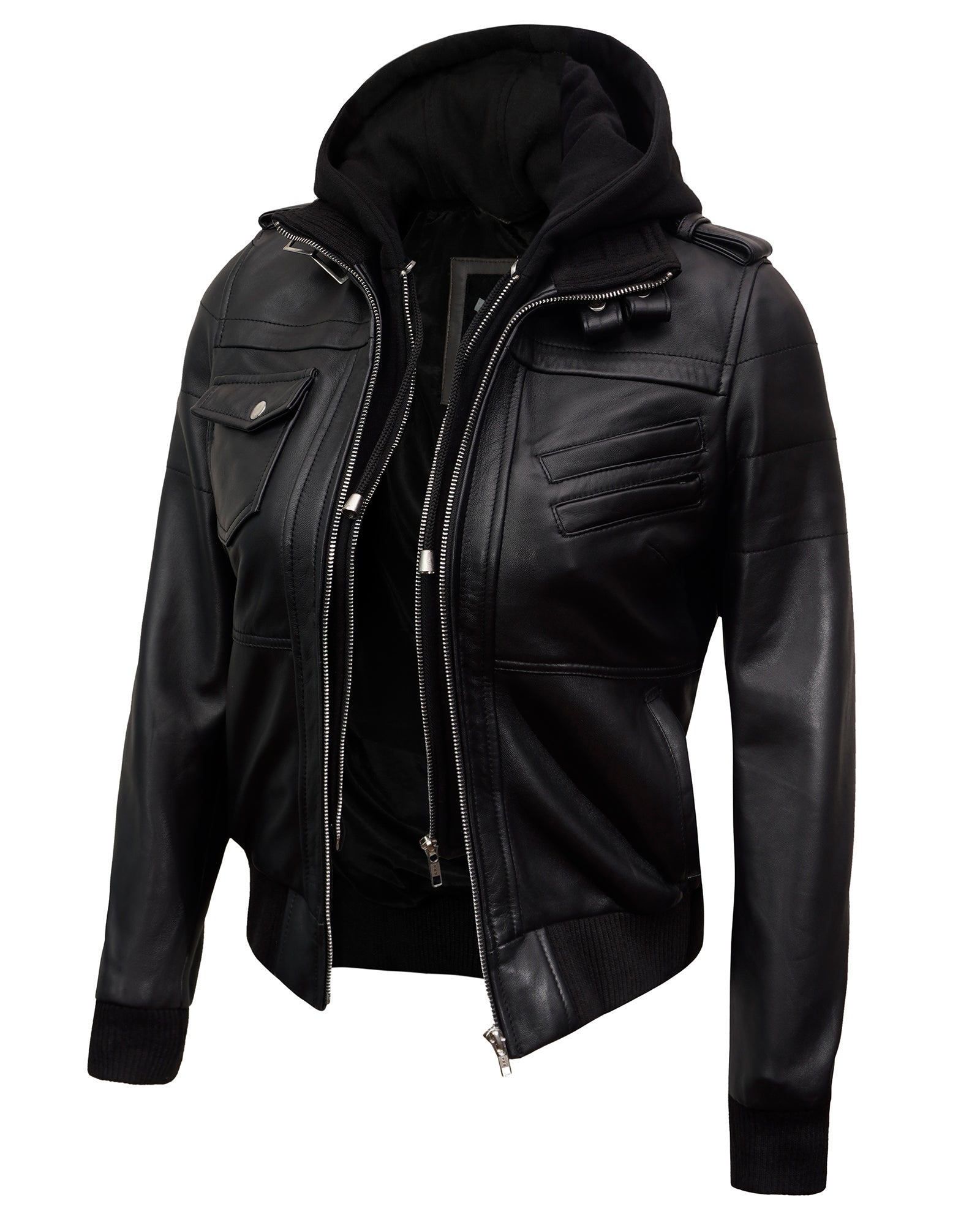 black-hooded-leather-jackets-for-women
