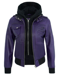 purple-hooded-leather-jackets-for-women