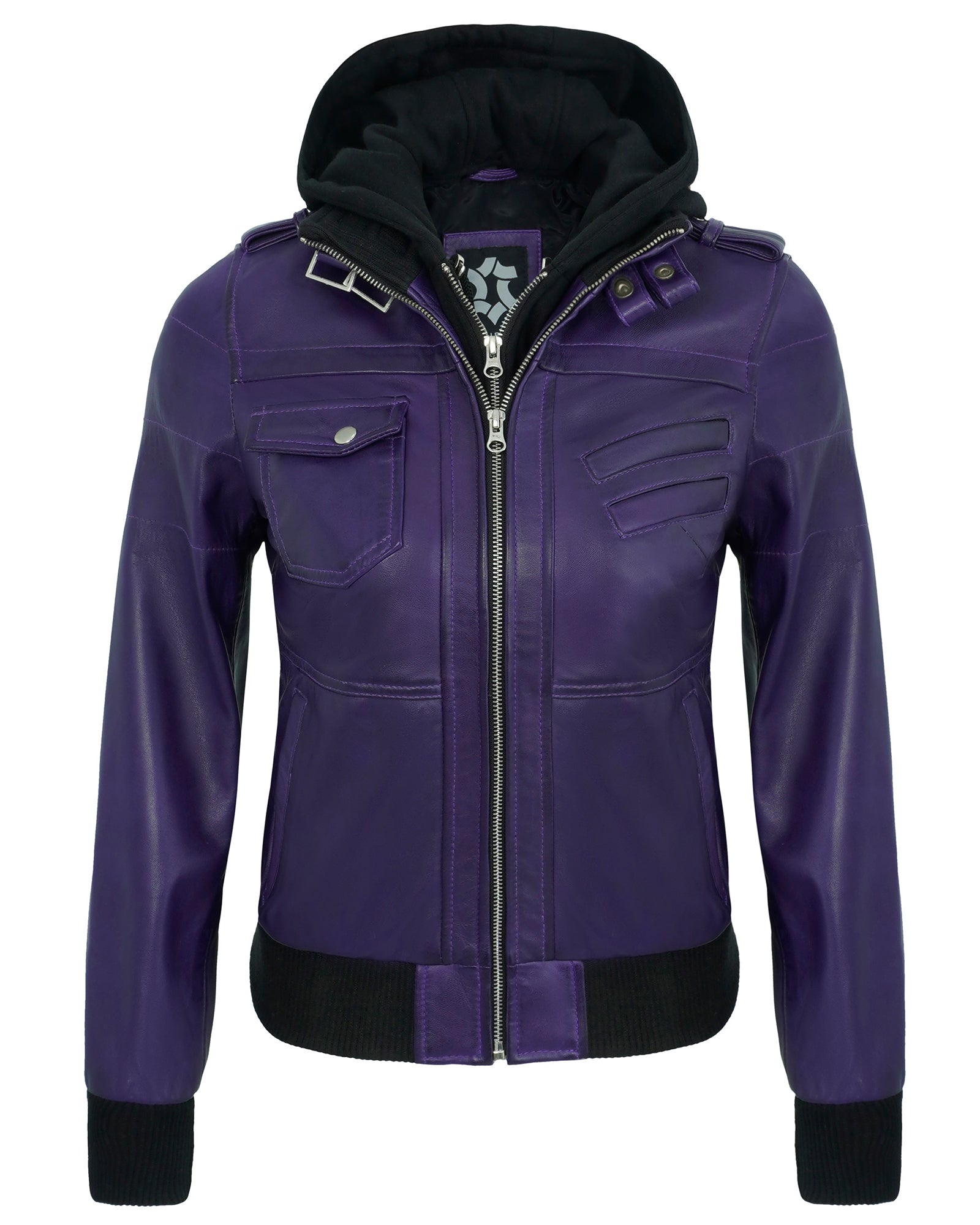 purple-hooded-leather-jackets-for-women