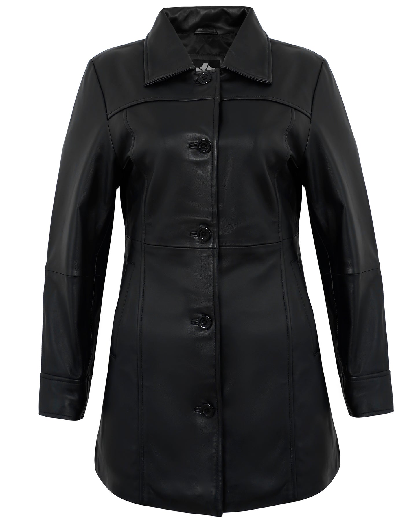  leather-blazer-women-black