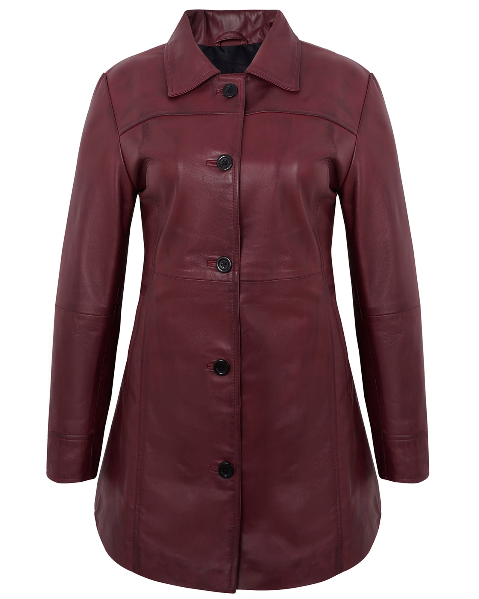 leather-blazer-women-maroon