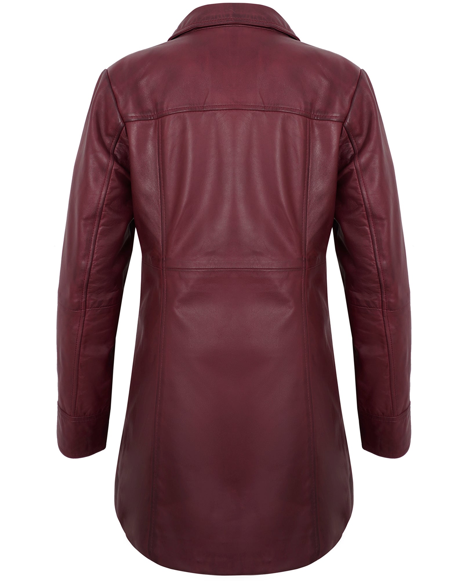 leather-blazer-women-maroon