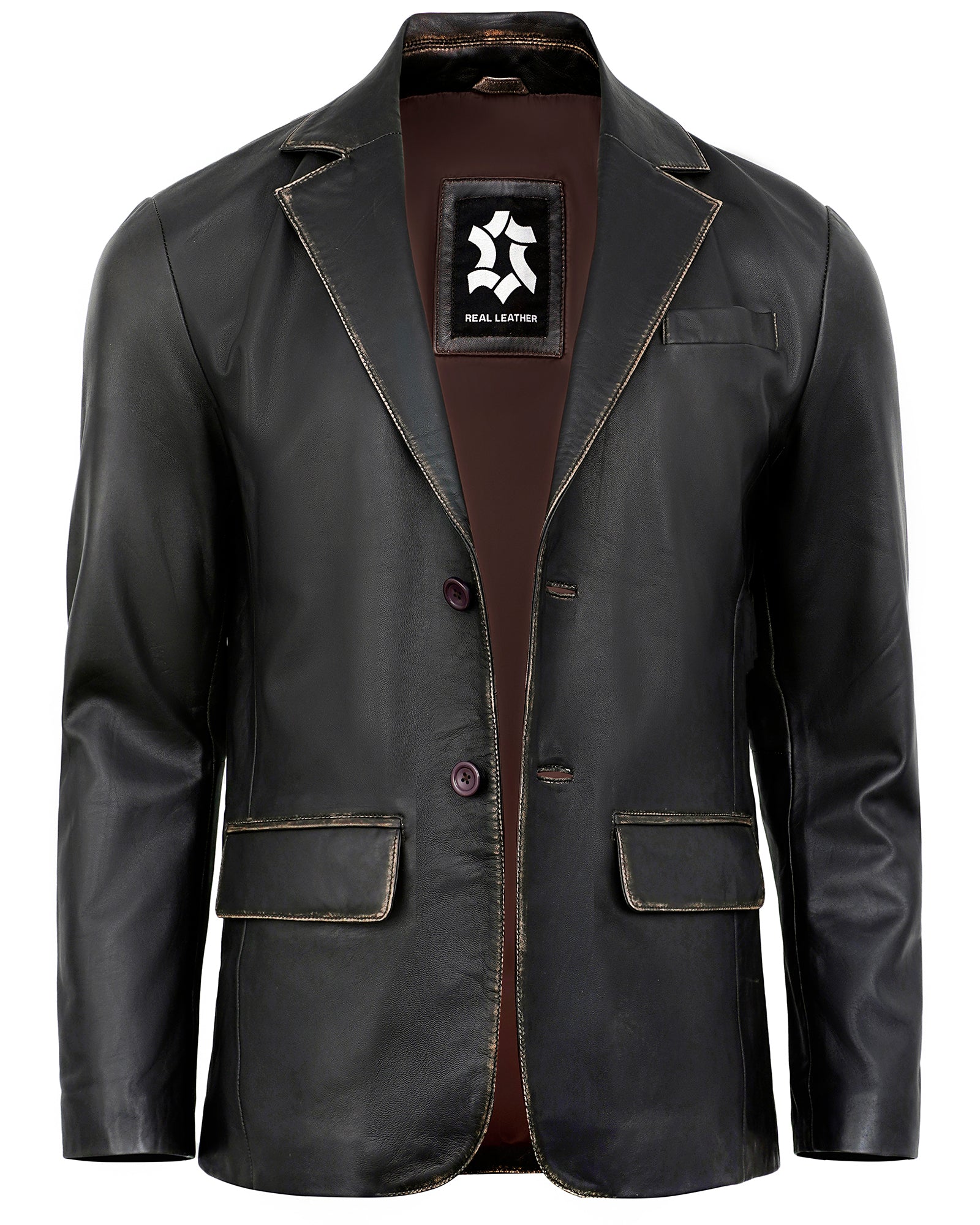 black-ruboff-leather-blazer-men