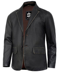 black-ruboff-leather-blazer-men