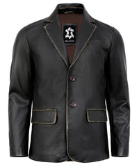 black-ruboff-leather-blazer-men