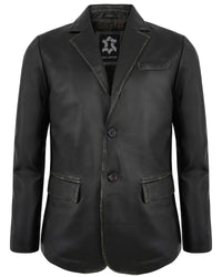 black-ruboff-leather-blazer-men