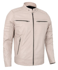 beige-mens-cafe-racer-leather-jacket