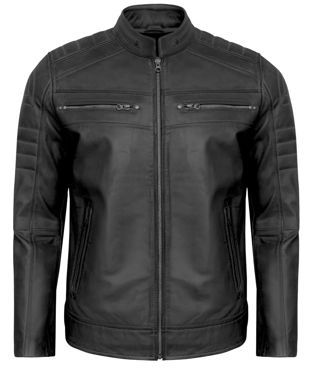 black-mens-cafe-racer-leather-jacket