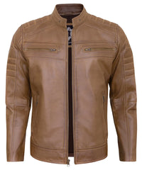 camel-mens-cafe-racer-leather-jacket