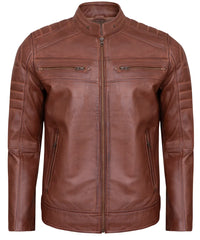 brown-mens-cafe-racer-leather-jacket