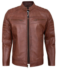 brown-mens-cafe-racer-leather-jacket
