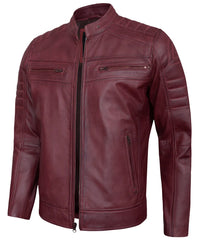 maroon-mens-cafe-racer-leather-jacket