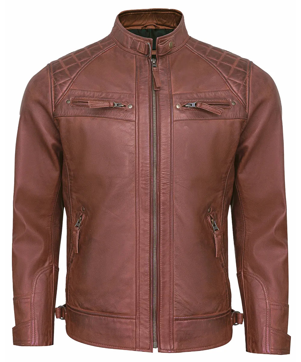 mens-brown-biker-leather-jacket