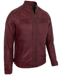 products › mens-maroon-biker-leather-jacket