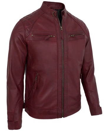 products › mens-maroon-biker-leather-jacket