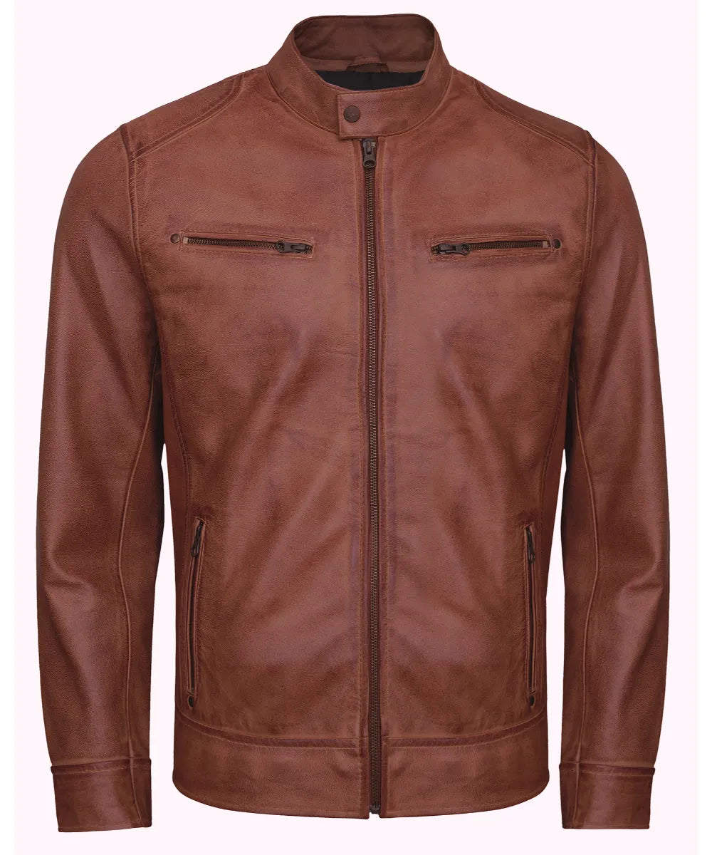brown-mens-cafe-racer-leather-jacket